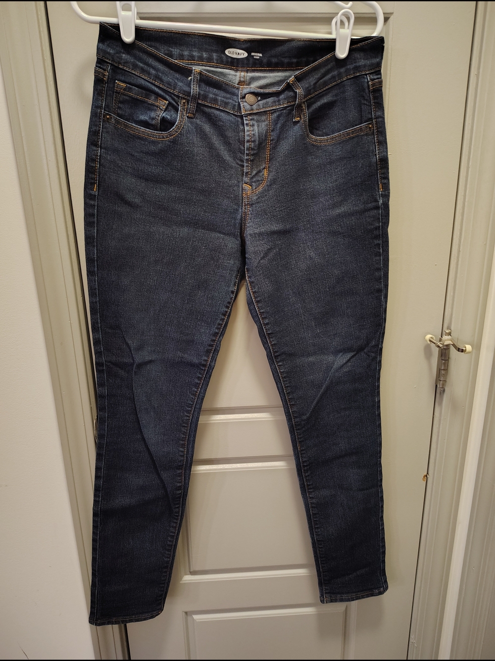 Old Navy Women's Dark Blue Stretch Skinny Jeans